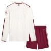 Officiële Voetbalshirt + Korte Broek Arsenal Derde 2025-26 Lange Mouw - Kids